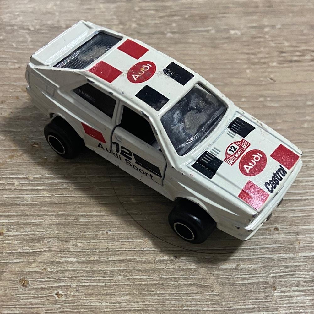 Vintage Majorette " Audi Quattro " Rallye Monte-Carlo # 221 Diecast Car France